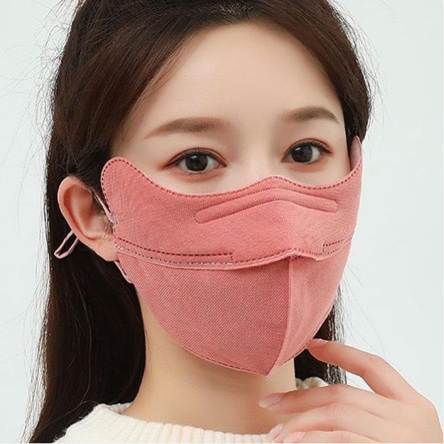 Khẩu Trang Chống Nắng Tia UV Thời Trang 4D Giữ Ấm Chống Bụi Có Thể Giặt Và Tái Sử Dụng Cho Nam và Nữ - Khẩu trang 3 lớp