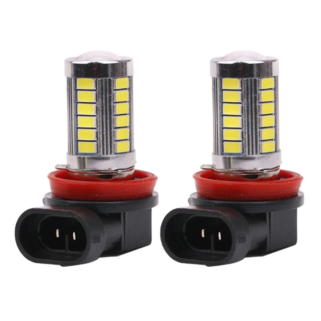 2Pcs 6000K H11 21 LED Fog Driving Light Bulbs DRL Super