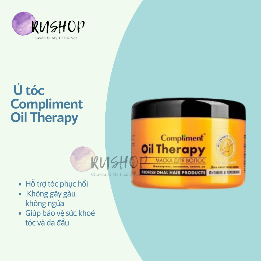 Ủ tóc Compliment Oil Therapy chăm sóc, phục hồi tóc