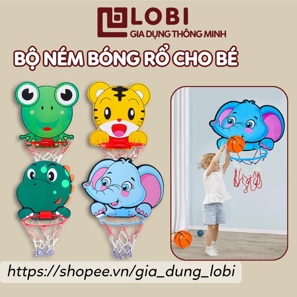 Đồ chơi bóng rổ cho bé treo tường bảng ném bóng rổ dán tường mini cho bé vui chơi