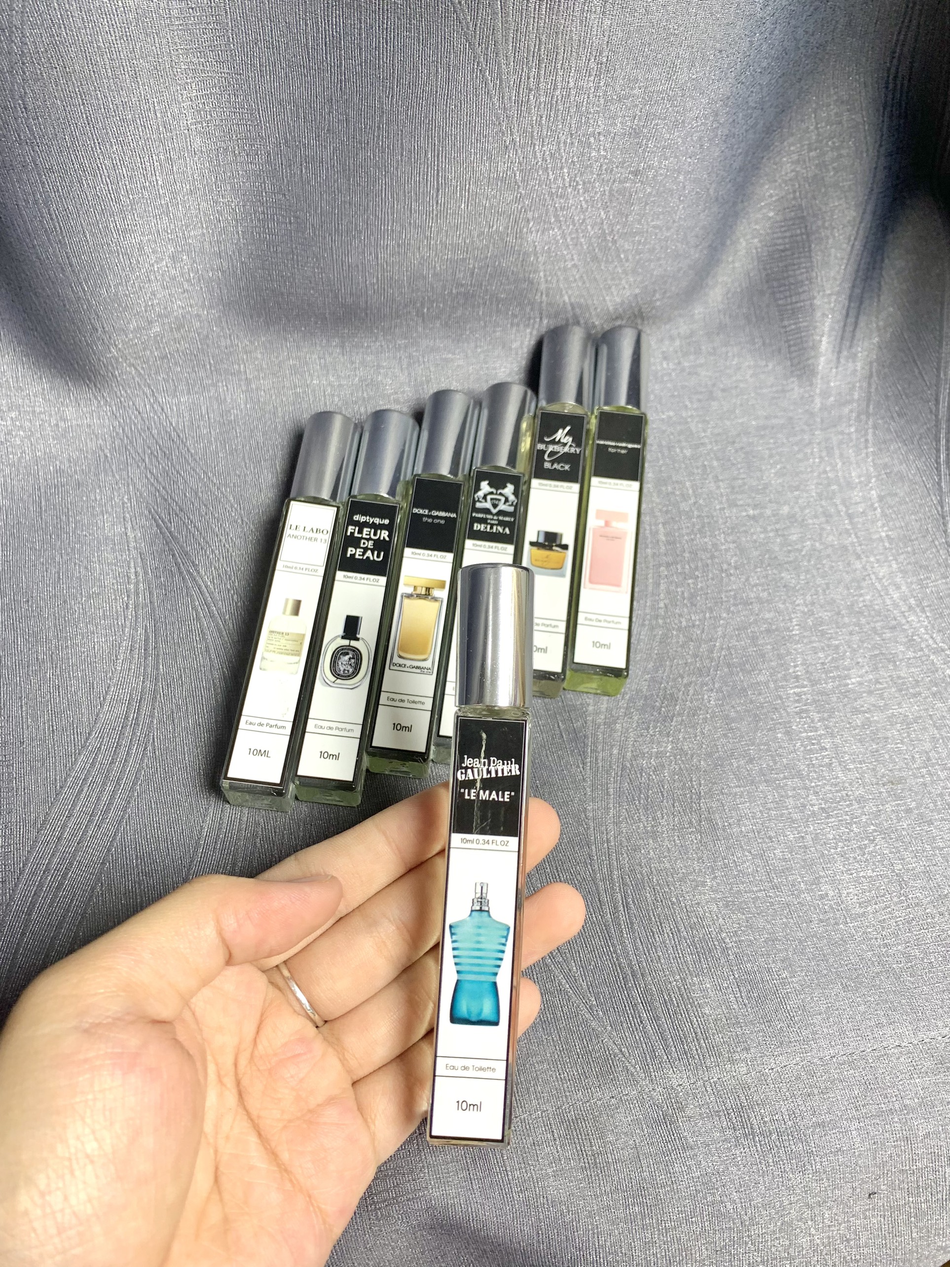 Tinh dầu nước hoa dạng xịt Je.an Pul Gul.ti.er Le Ma.le nam tính, thu hút 10ml (mùi nam)