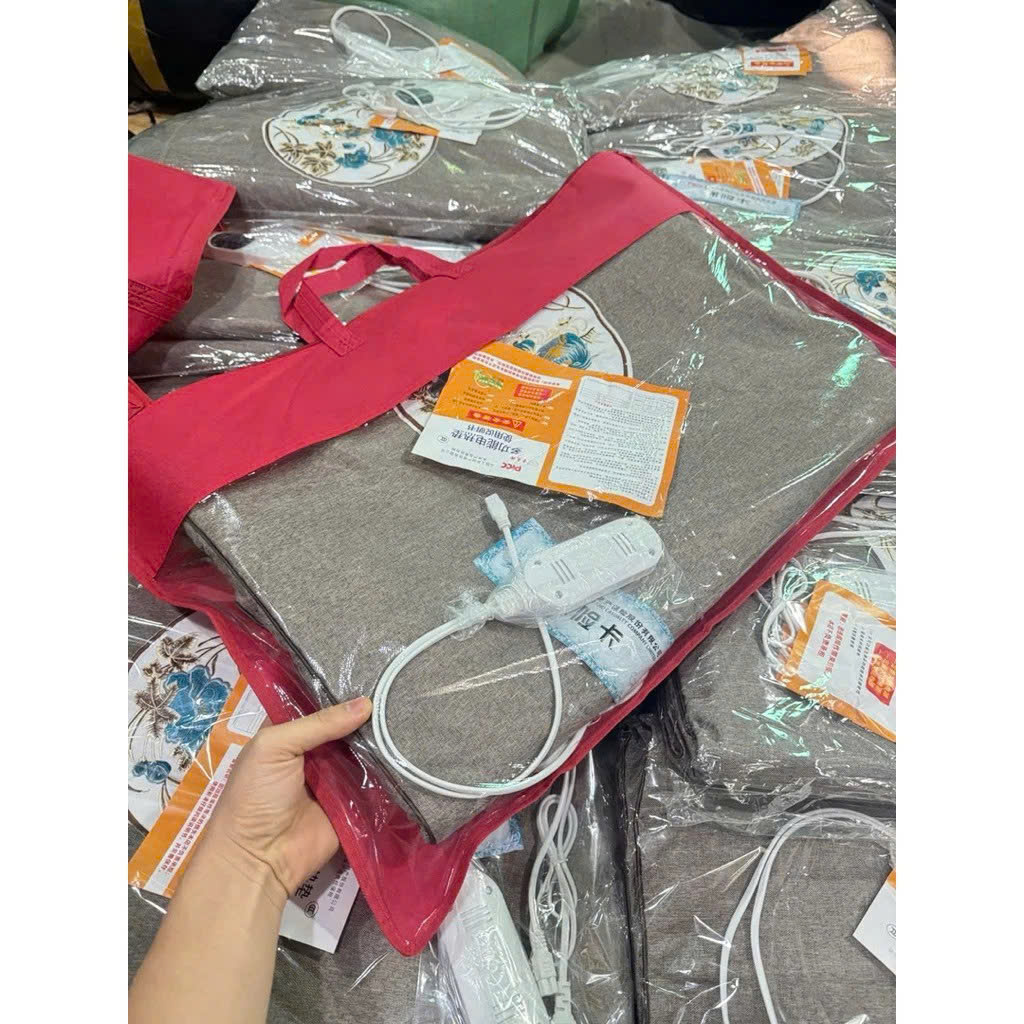 Thảm ngải cứu đông y sưởi ấm, hỗ trợ điều trị đau mỏi vai gáy xương khớp, Đệm sưởi điện ngải cứu đông y - Hàng chính hãng