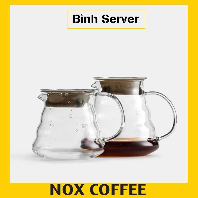 Bình Server Đựng Cà Phê Bằng Thủy Tinh