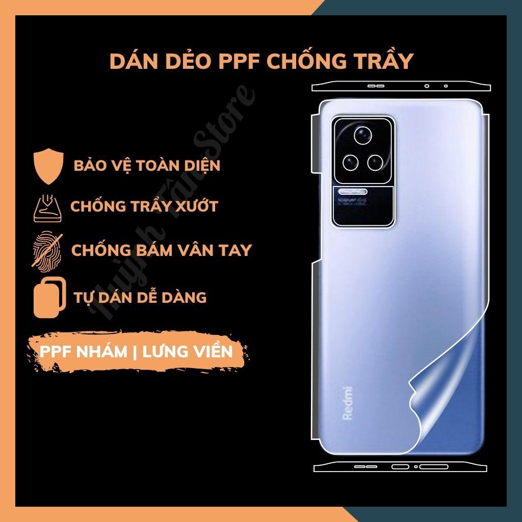 Miếng dán ppf redmi k50 , k50 pro trong suốt hoặc nhám chống vân tay bảo vệ camera mua 1 tặng 1 phụ kiện huỳnh tân store