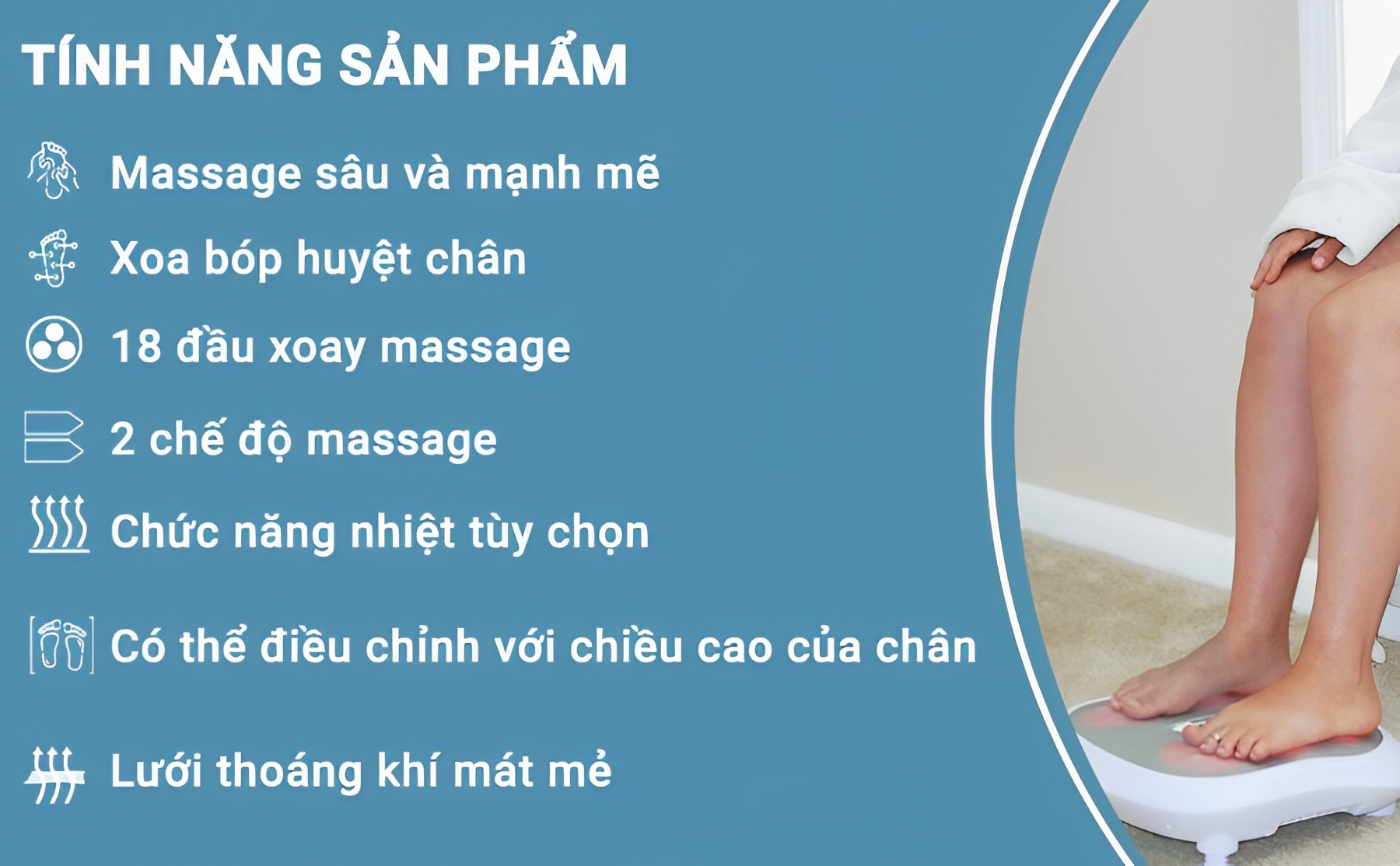 Máy massage chân Beurer FM60, thảm mátxa chân, máy massage bàn chân bi lăn và hồng ngoại giảm đau mỏi, tê bì,lưu thông khí huyết