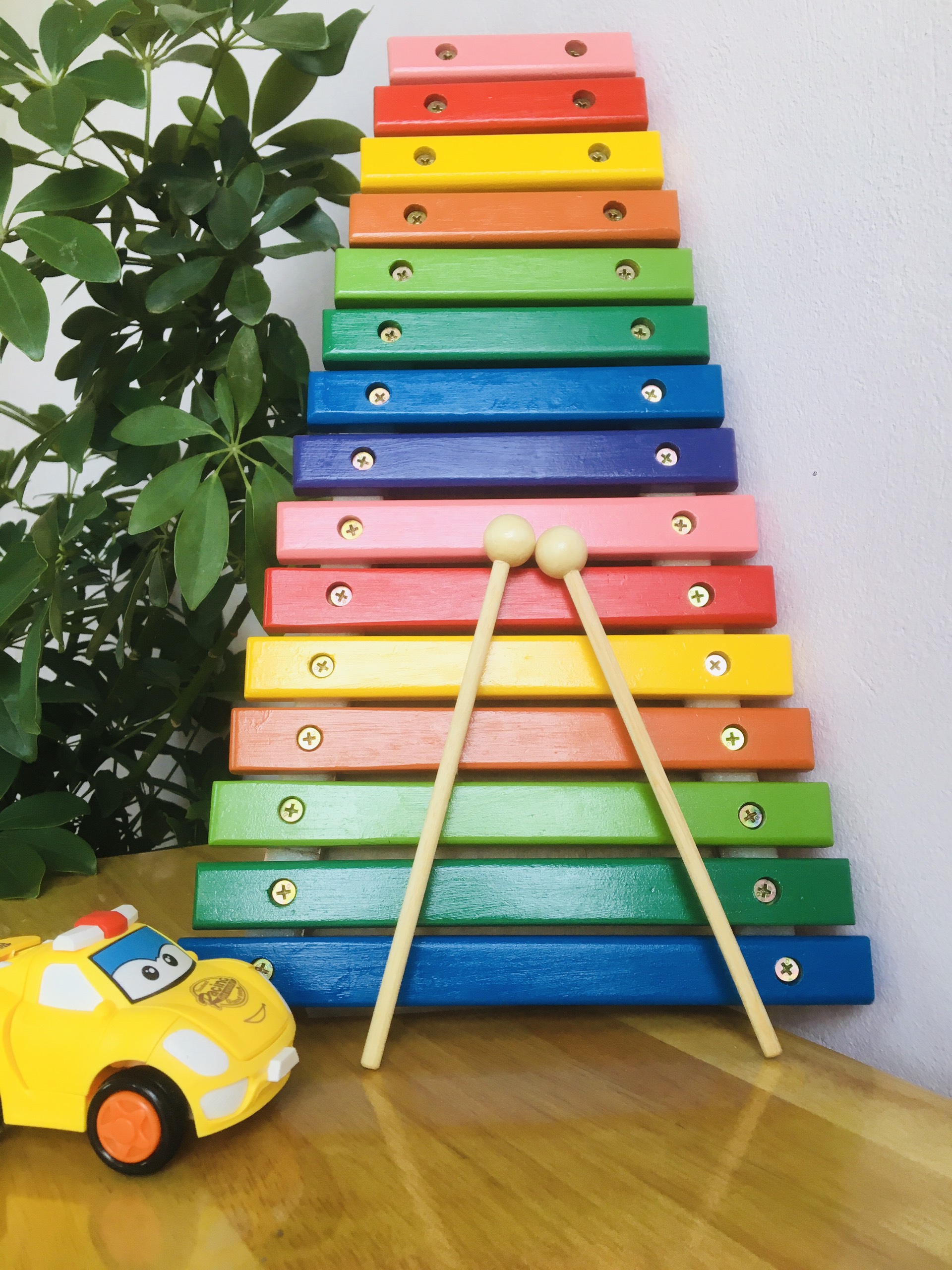 Đồ chơi đàn xylophone gỗ 15 thanh loại to cao cấp, đồ chơi đàn gỗ nhạc cụ giải trí rèn kĩ năng giáo dục cho bé