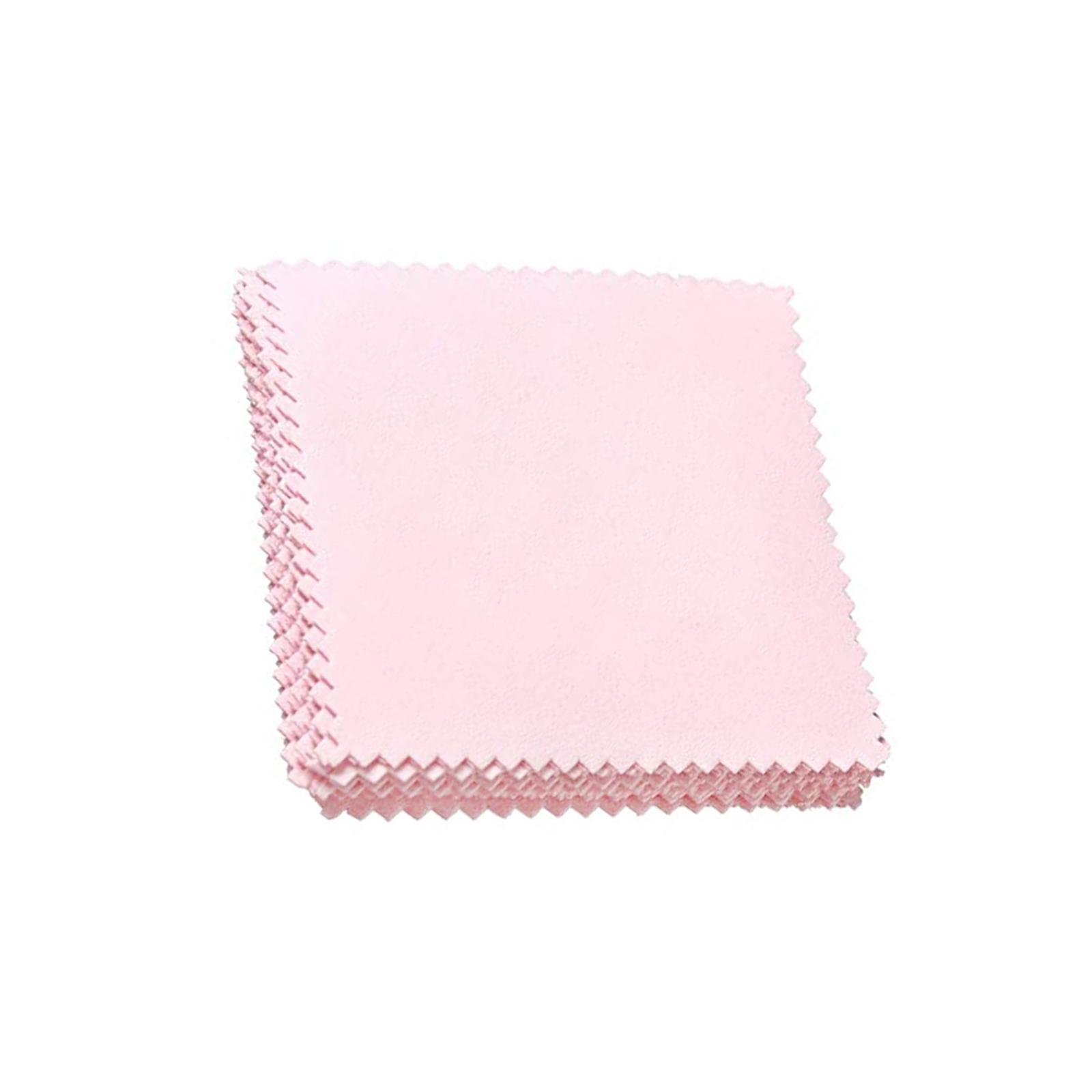 10Pcs Jewelry Cleaning Polishing Cloth Wiping Cloth for Rings Silverware