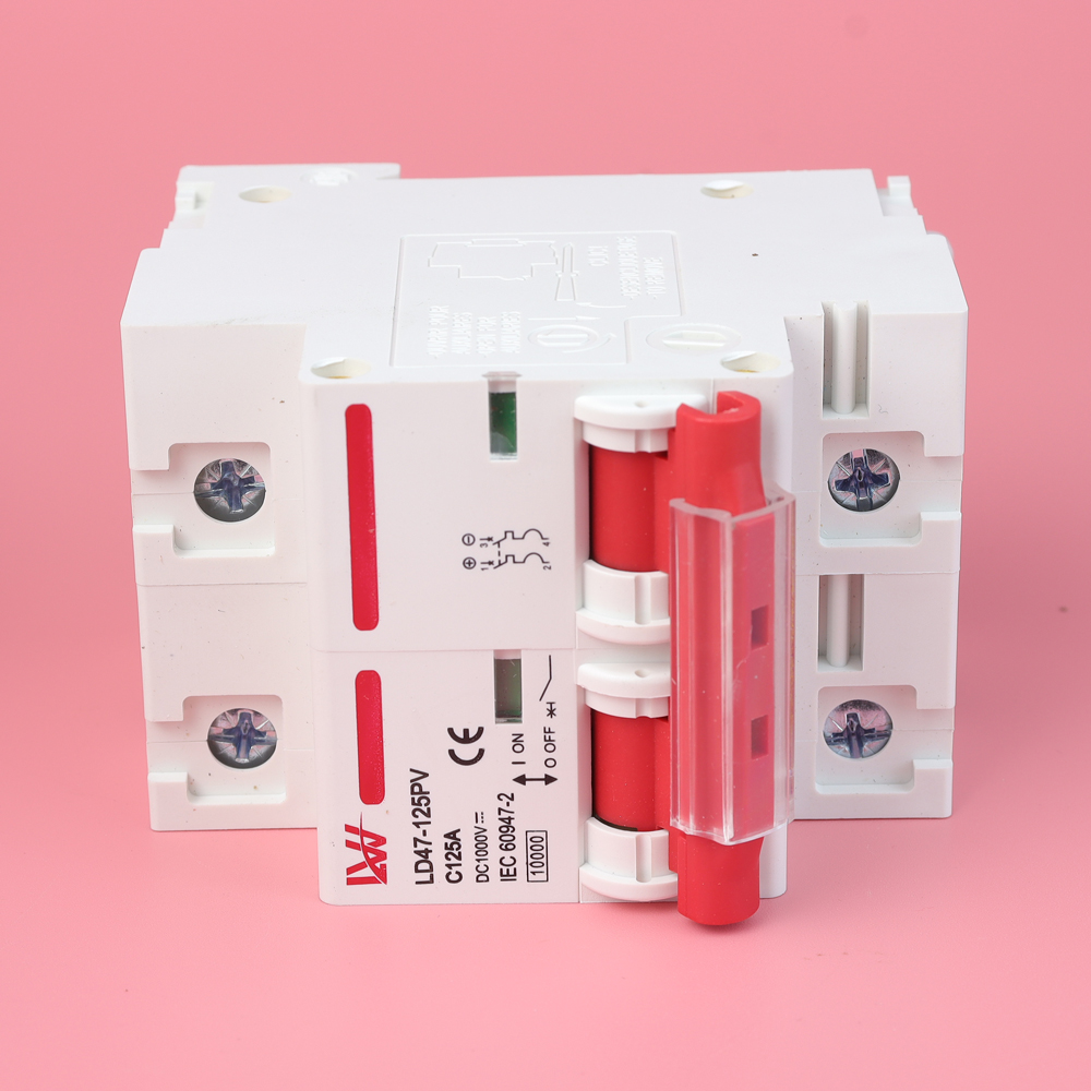 Bộ ngắt mạch tự động LW MCB DC 2P 1000V Cầu Dao Chuyên Dụng Cho Điện Năng Lượng Mặt Trời