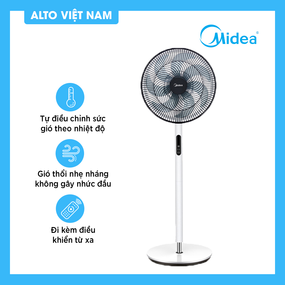 Quạt cây MIDEA SAD35EA tự điều chỉnh gió thông minh Hàng chính hãng