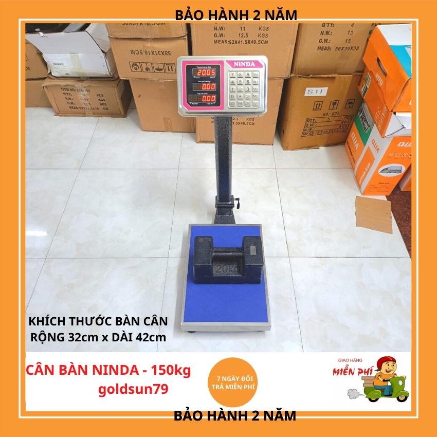 cân bàn điện tử 150Kg tính tiền dùng cho cân hàng hóa được làm bằng thép không gỉ