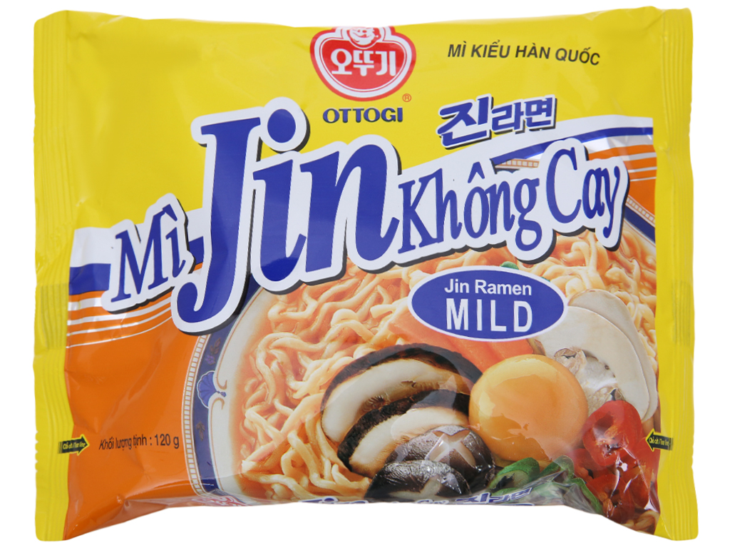 Thùng 20 gói mỳ Jin không cay 120g