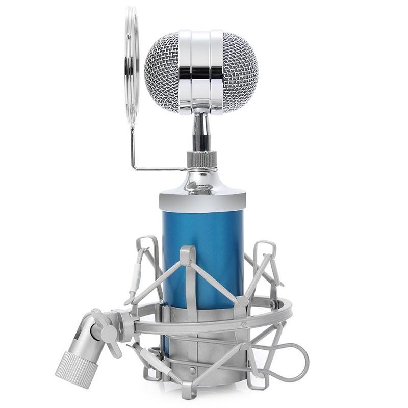 Micro hát Karaoke chuyên nghiệp BM-8000 + Màng lọc âm + Shockmount