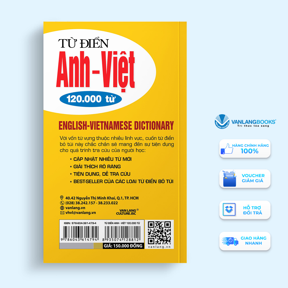 Từ Điển Anh Việt 120.000 Từ - Vanlangbooks
