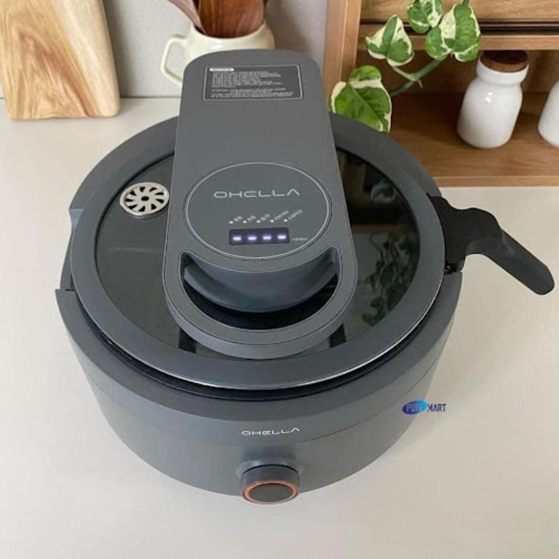 Nồi Hấp Điện Đa Năng Ohella Master Multicooker Hàn Quốc, Nồi Nấu Ăn Thông Minh Tự Đảo Công Suất 1200W, Bảo Hành 12 Tháng