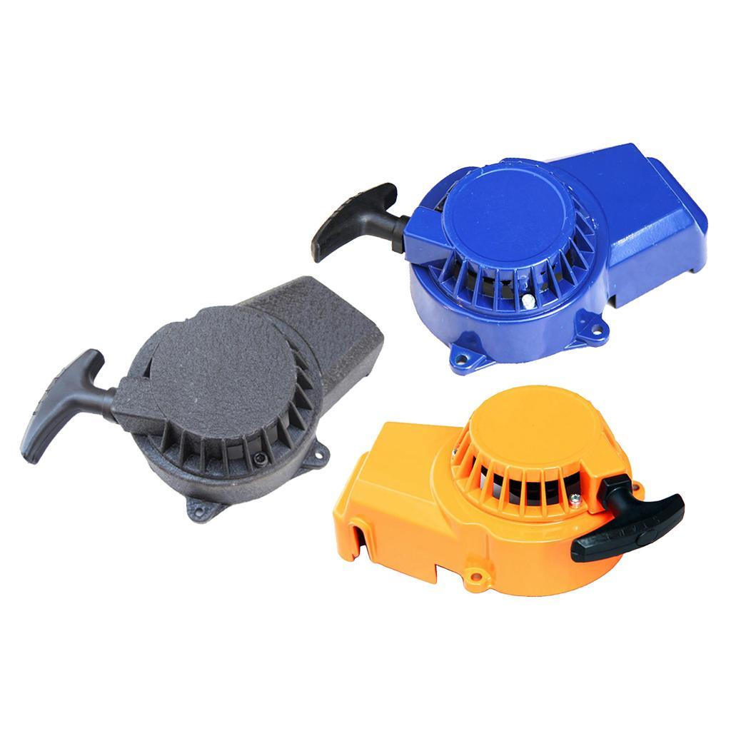 Aluminum Pull Start Starter Replacement for 43cc 47cc 49cc 2-Stroke Engine Motorized Bicycle Scooters Dirt Bike