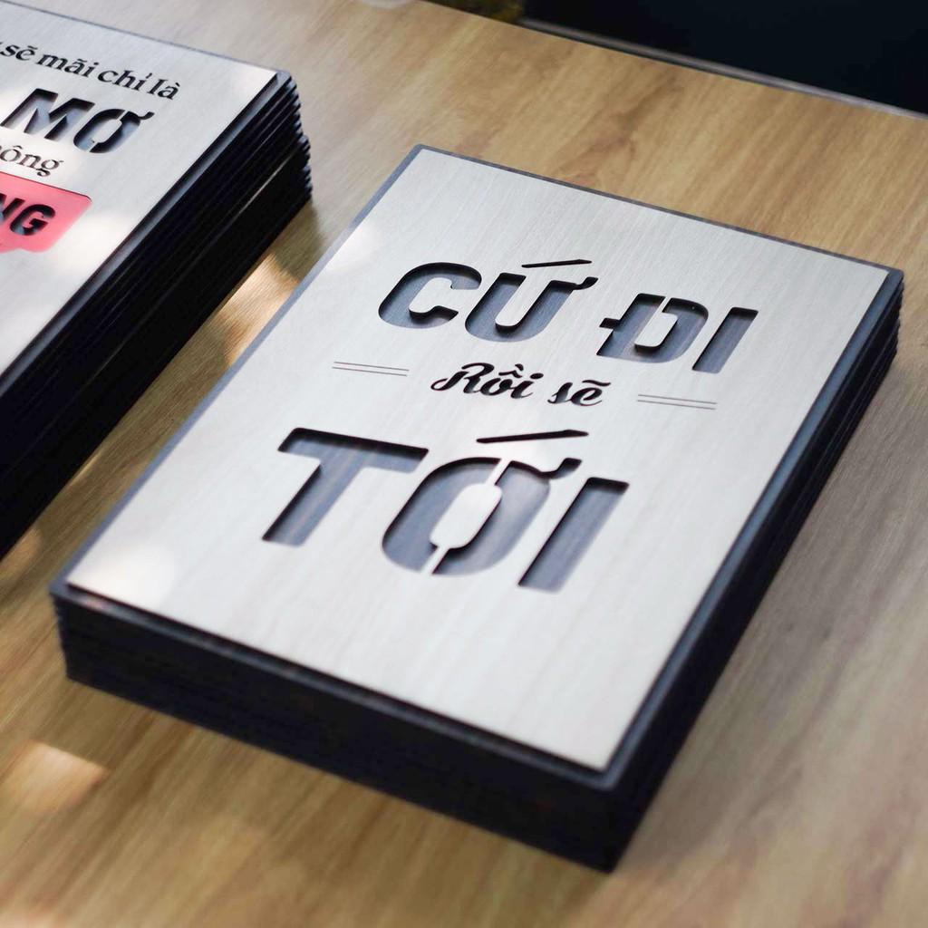 Tranh động lực TBIG097: Cứ đi rồi sẽ tới
