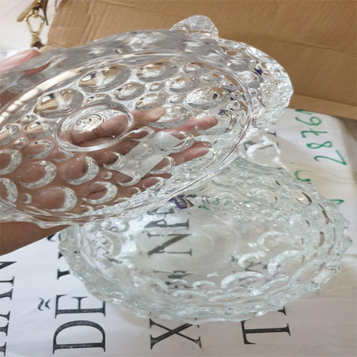 Thố đựng mứt thuỷ tinh chất liệu thuỷ tinh cao cấp, an toàn, tiện lợi, sang trọng