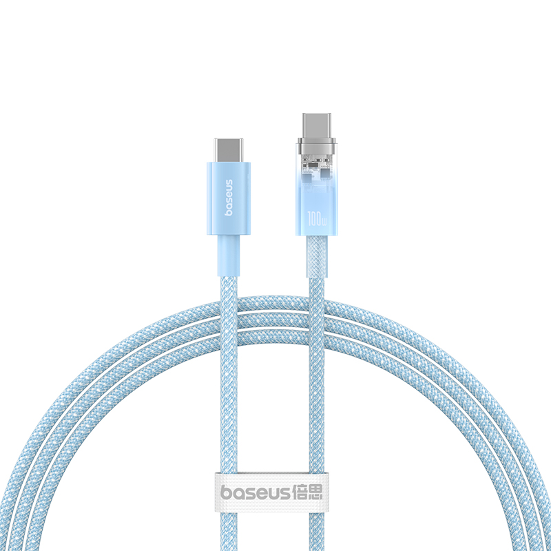 Cáp Sạc Nhanh Baseus Explorer Series Fast Charging Cable with Smart Temperature Control Type-C to Type-C 100W (Hàng chính hãng)