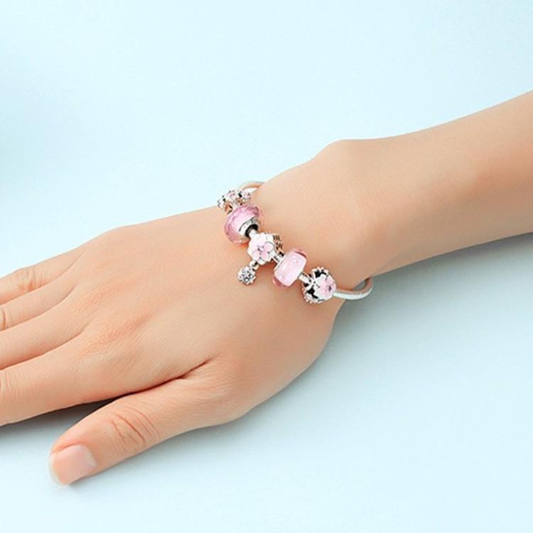 Vòng Bạc S925 ALE Cao Cấp - Vòng Charm Bạc Chuẩn S925 - Mã sản phẩm VONGBAC_DN076