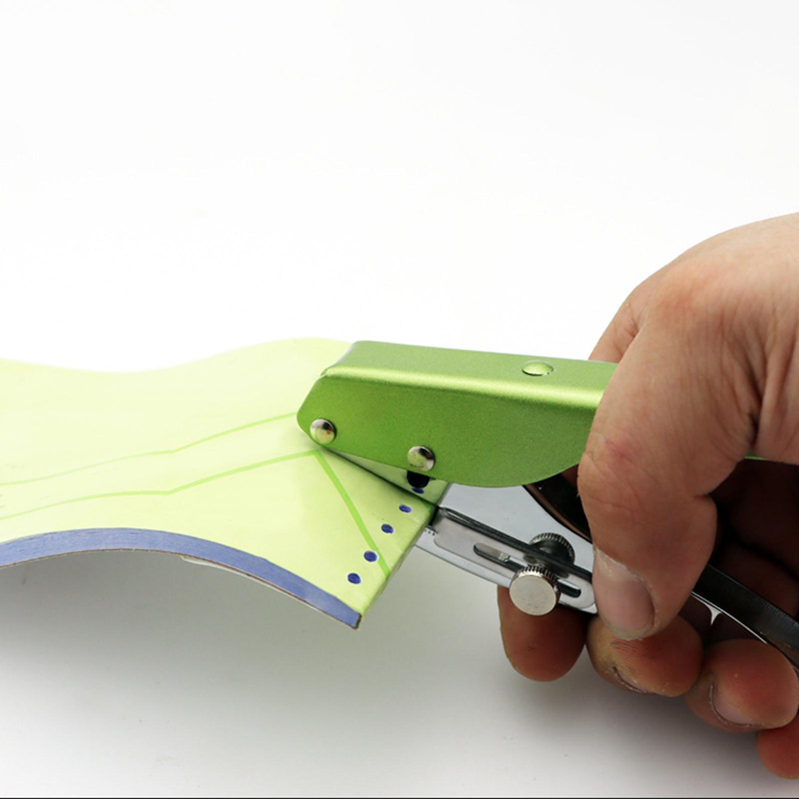 Round Hole Punch Punching Tool Portable Handhed Plier Paper Puncher Hole Puncher Single Shape for Office, Chipboard, Tag, DIY Craft, Card Making