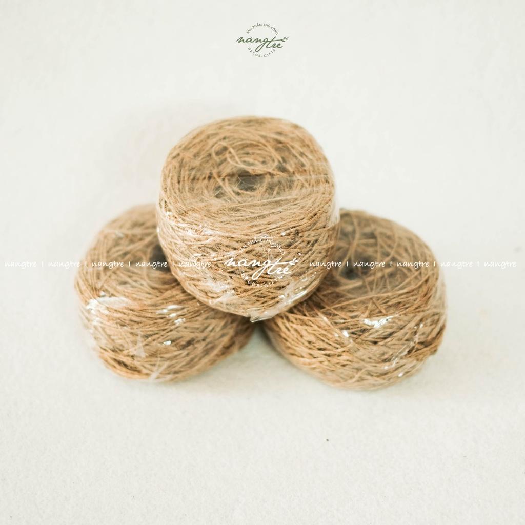 Cuộn 250m dây thừng 1mm handmade/ Cuộn dây gai