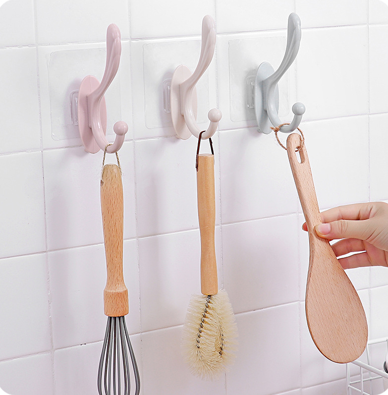Set 4 Móc Dán Tường Siêu Dính Tiện Lợi (loại lớn chịu lực cao)