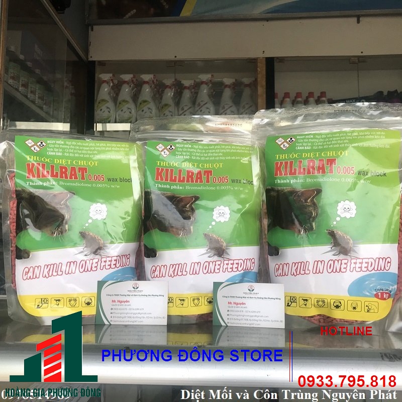 Thuốc diệt chuột Killrat 0.005%-1kg