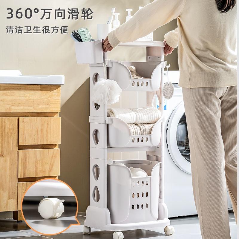 Kệ đựng đồ đa năng 3 tầng nhựa eccox có bánh xe xoay 360 độ, kệ để đồ cao cấp 5329