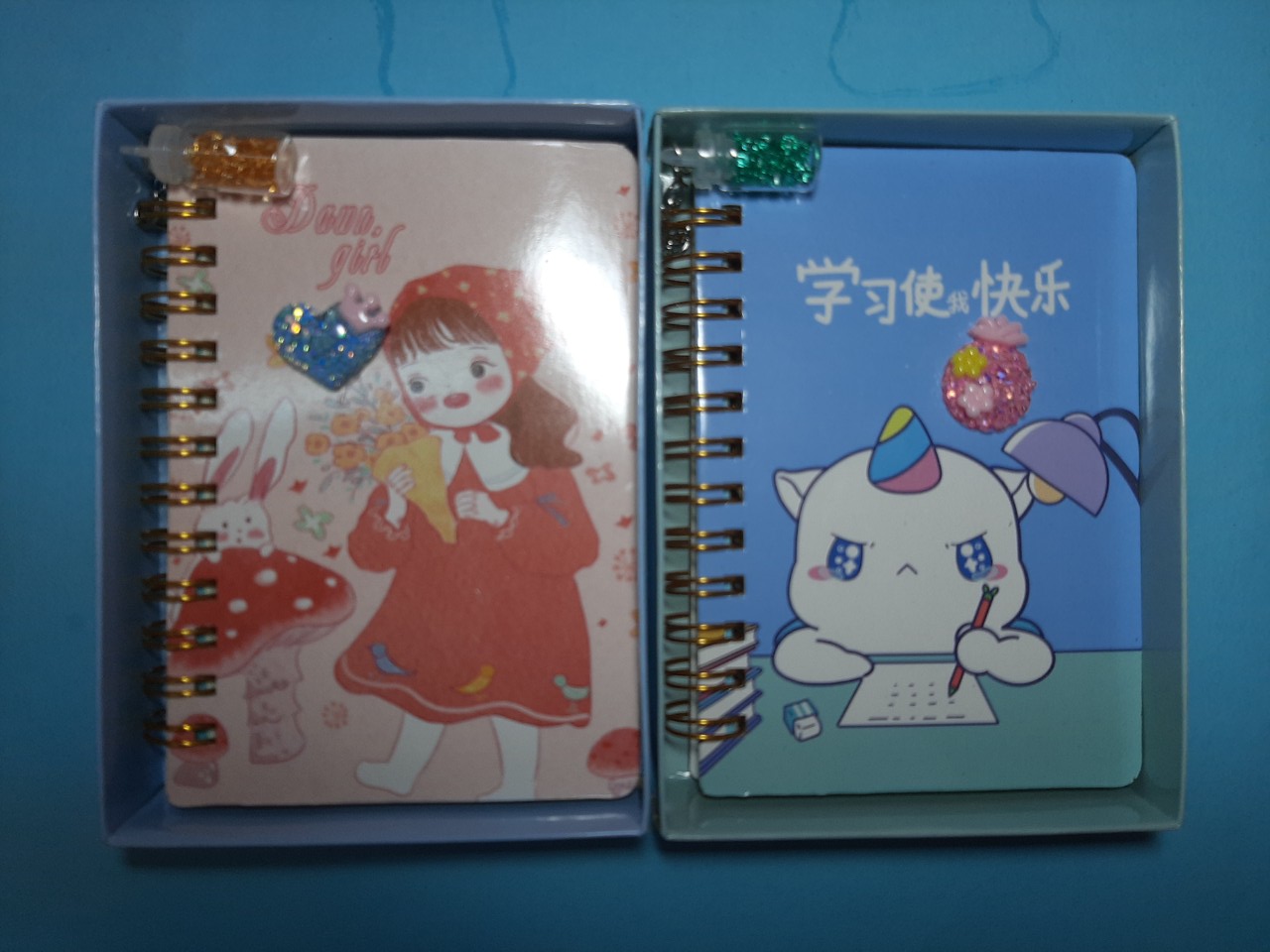 Combo 2 cuốn sổ lò xo tòng teng ngẫu nhiên
