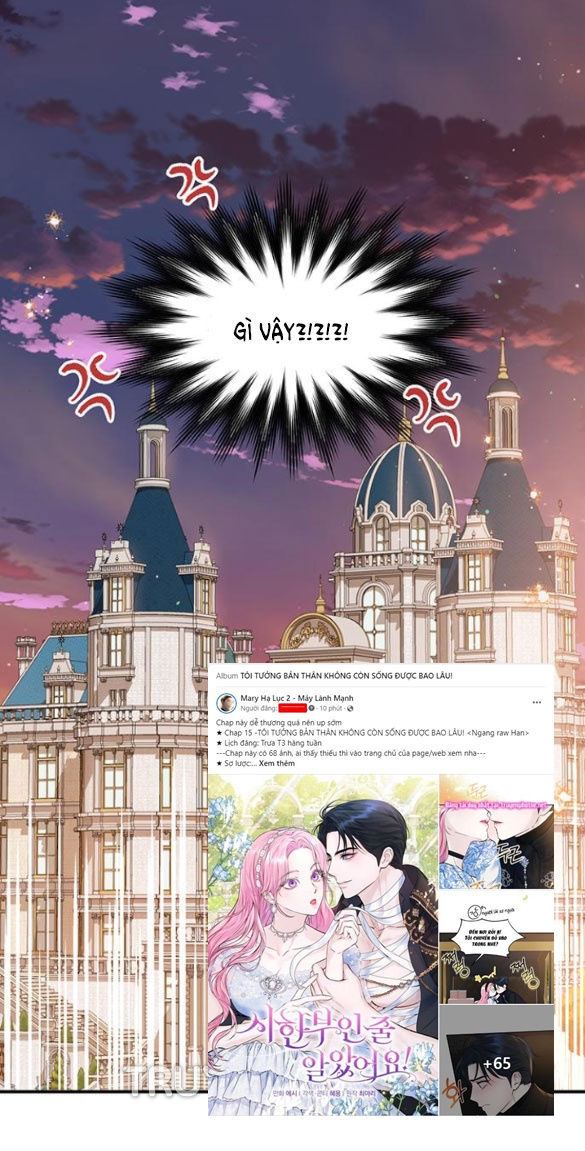 tôi tưởng bản thân không còn sống được bao lâu! chapter 15.1 9