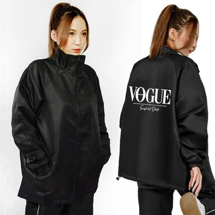Áo Khoác Dù Local Brand VOGUE Jacket Mero 2 lớp dày form rộng Unisex cổ bẻ