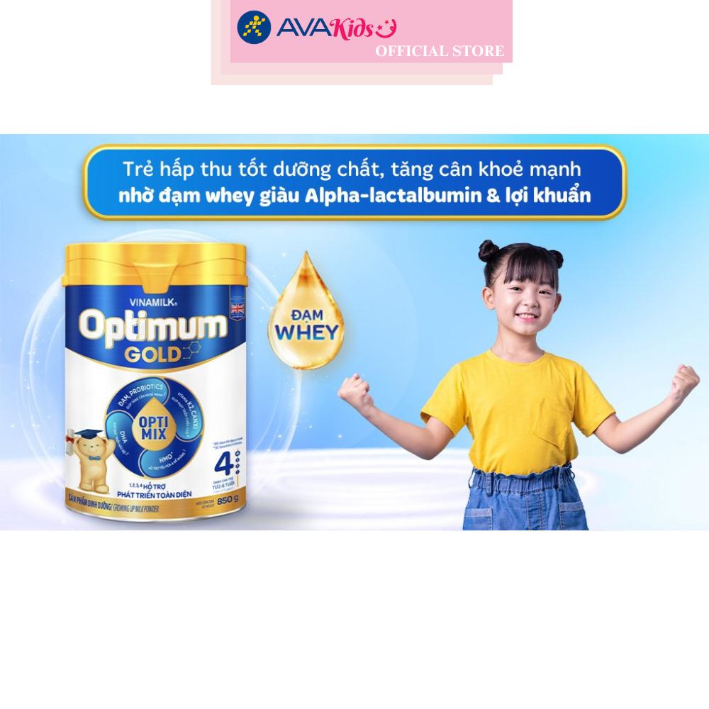 Sữa bột Vinamilk Optimum Gold số 4 850g (2 - 6 tuổi)