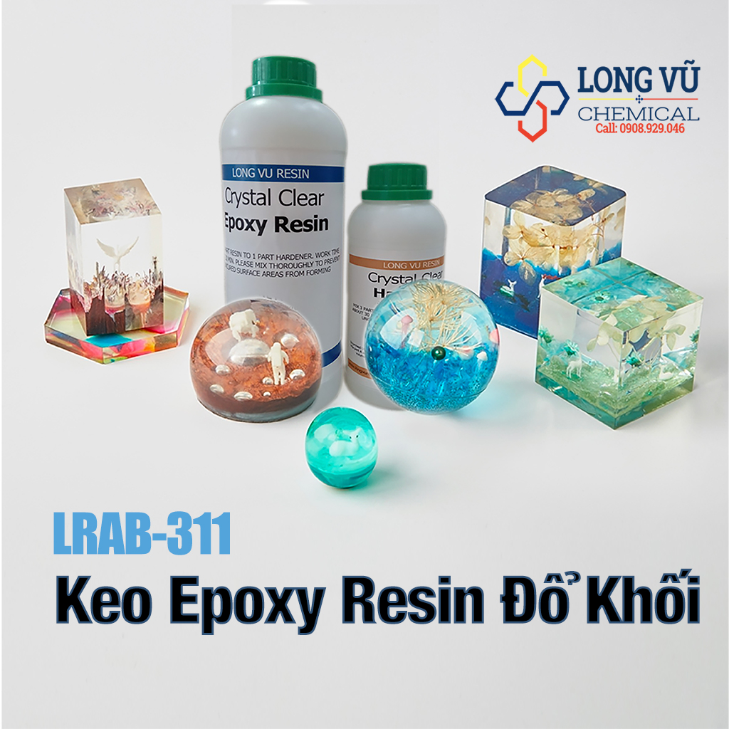 Epoxy Trong Suốt Cao Cấp 1KG - LRAB311