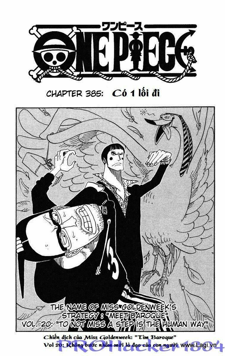 đảo hải tặc - one piece chapter 385 1
