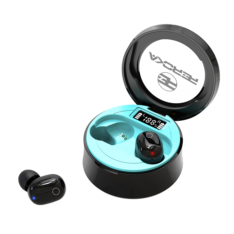 Tai Nghe Bluetooth Nhét Tai True Wireless Không Dây Reroka Beatzone Âm Thanh Nổi, Chống Ồn, Bass to, Treble trong, Pin Trâu, Kiểu Dáng Thể Thao Đeo Chắc Tai Nhiều Màu- Hàng Chính Hãng