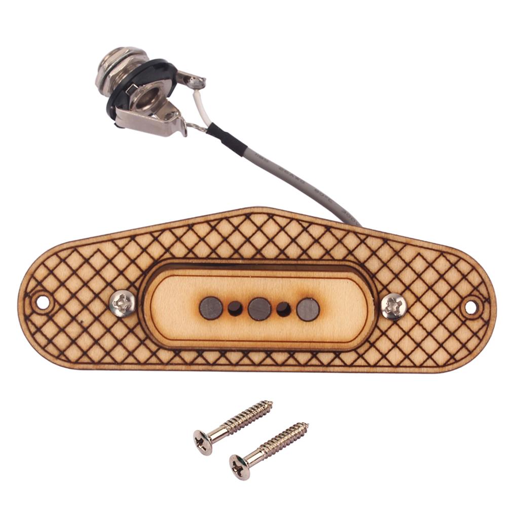 Humbucker Pickup Set Output Socket for 3-String Cigar Box Guitar Replacement Parts