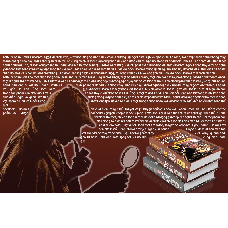 Sách - Sherlock Holmes Trọn Bộ 3 Tập Mới Nhất
