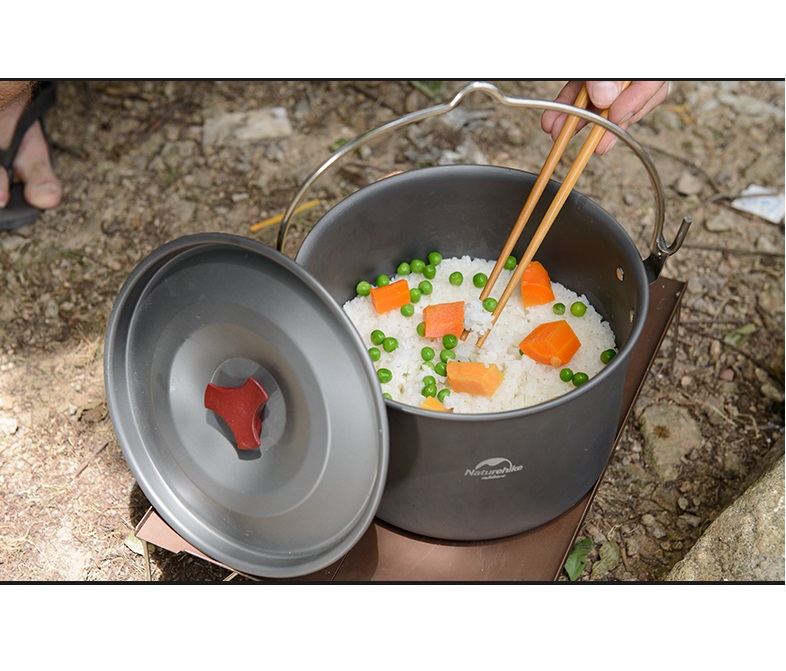 Nồi Treo Nấu Ăn 4L/ 4-6 Người Naturehike Dành Cho Du Lịch Ngoài Trời  NH17D021-G