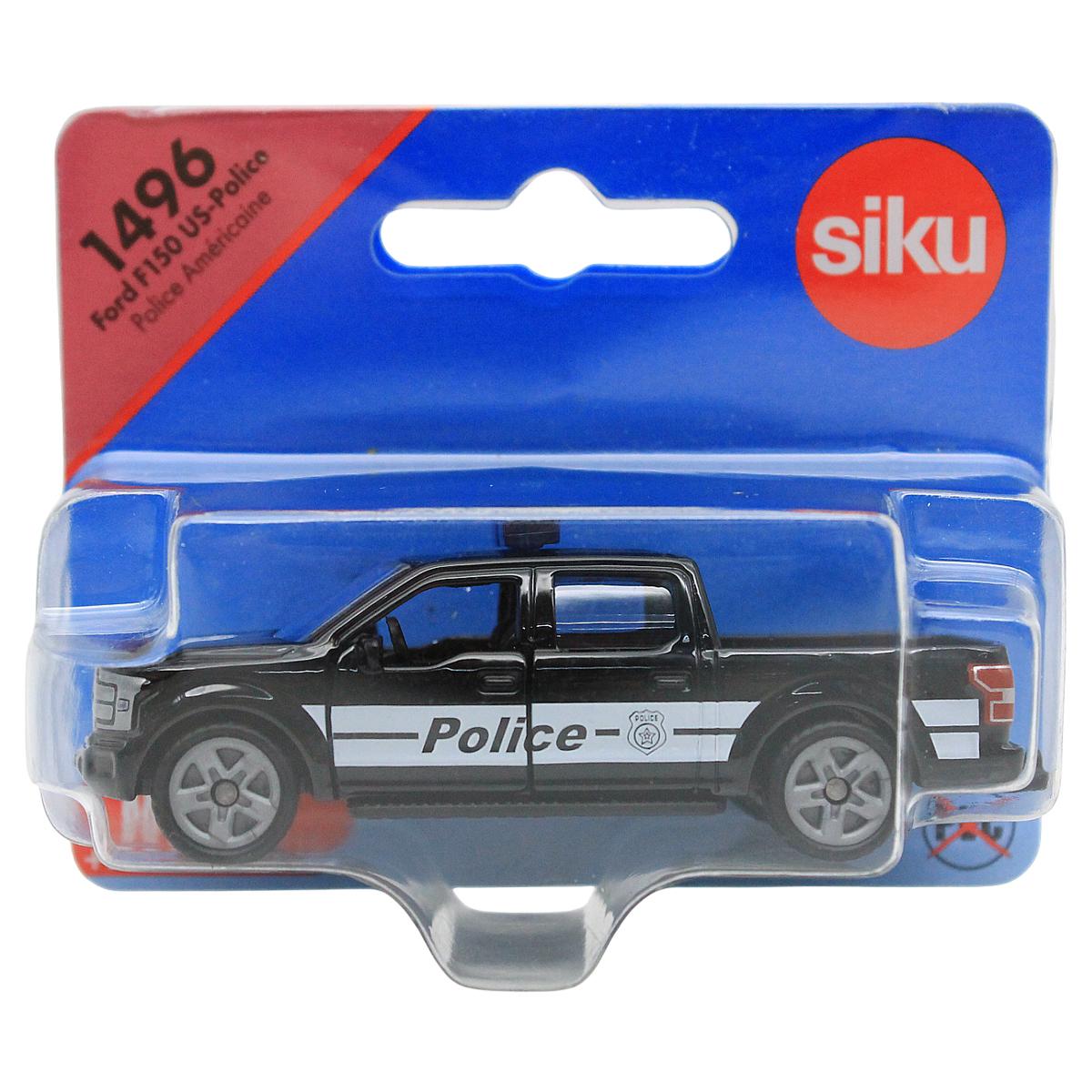Đồ Chơi Mô Hình Xe Cảnh Sát Mỹ Ford F150 - Siku 1496