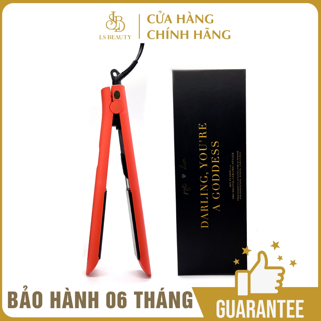 Máy Duỗi Tóc Nhiệt Hồng Ngoại Xa Kỹ Thuật Số PYT Ion Fusion 2.0 - Sứ Bọc Tourmaline - Nút bấm