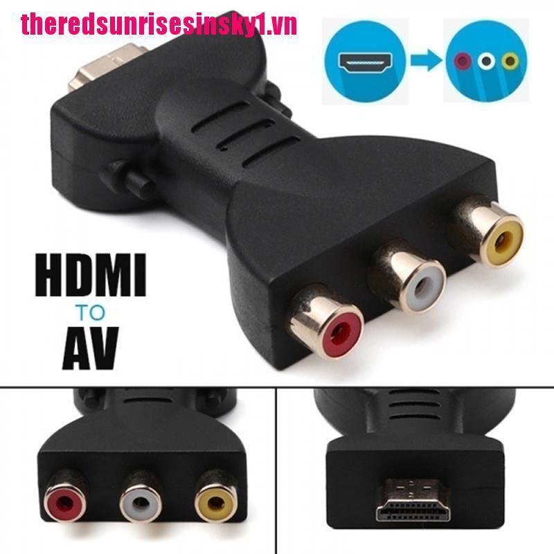 Giắc Chuyển Đổi Từ Cổng Hdmi Sang Cổng Rca Video Audio Av