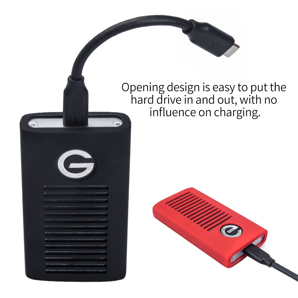 Vỏ Bảo Vệ SSD Bọc Silicon Đàn Hồi Cho Di Động G-Technology G-Drive