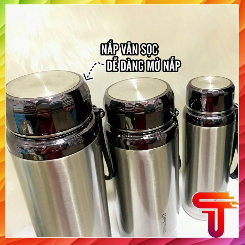 Bình Giữ Nhiệt 1.500 ml Nắp Kim Cương - Lõi INOX 304 Cao Cấp - Giữ Nóng Không Ra Vỏ, Giữ Lạnh Không Ra Mồ Hôi
