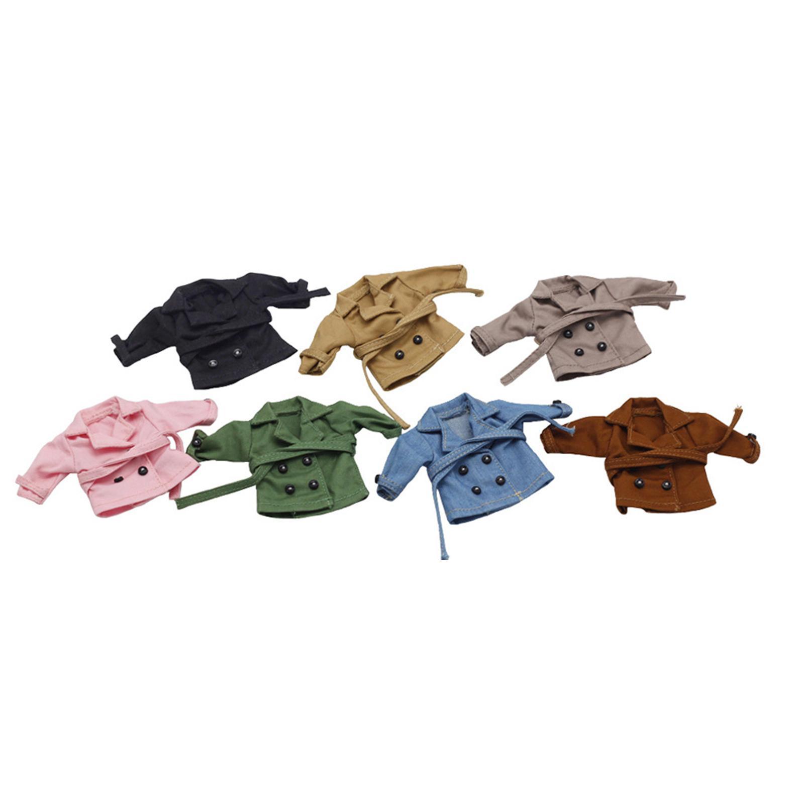 Doll Outerwear Doll Accessories Doll Jacket Bodysuit for 1:12 BJD Doll