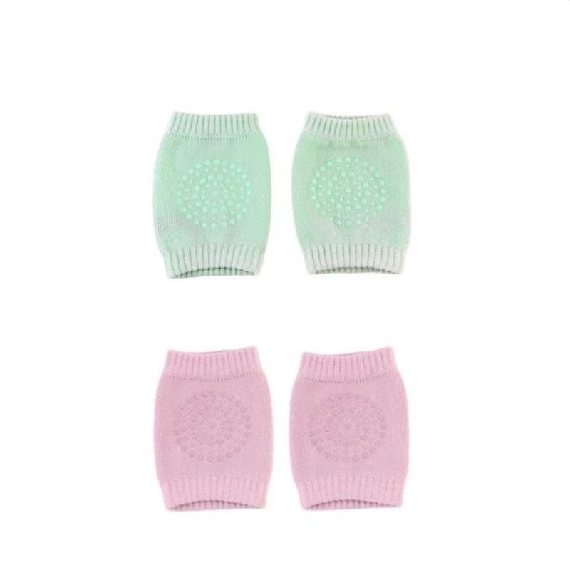 Combo 2 đôi vớ chống trượt, bảo vệ đầu gối bé khi tập bò - 12x7cm