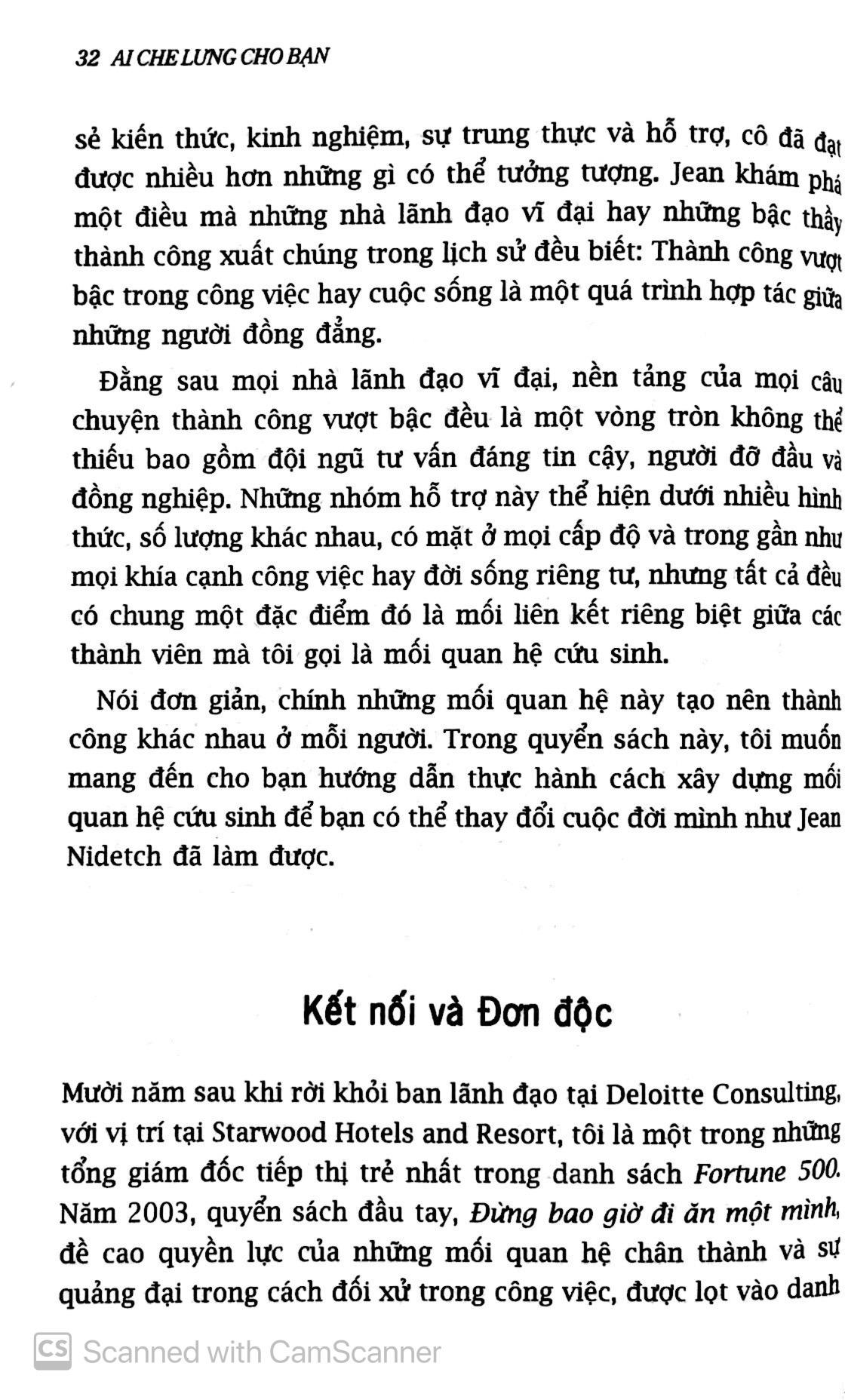 Ai Che Lưng Cho Bạn