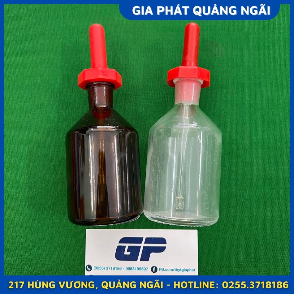 CHAI CÔNG TƠ GÚT TRẮNG NÂU 125ML DÙNG TRONG PHÒNG THÍ NGHIỆM