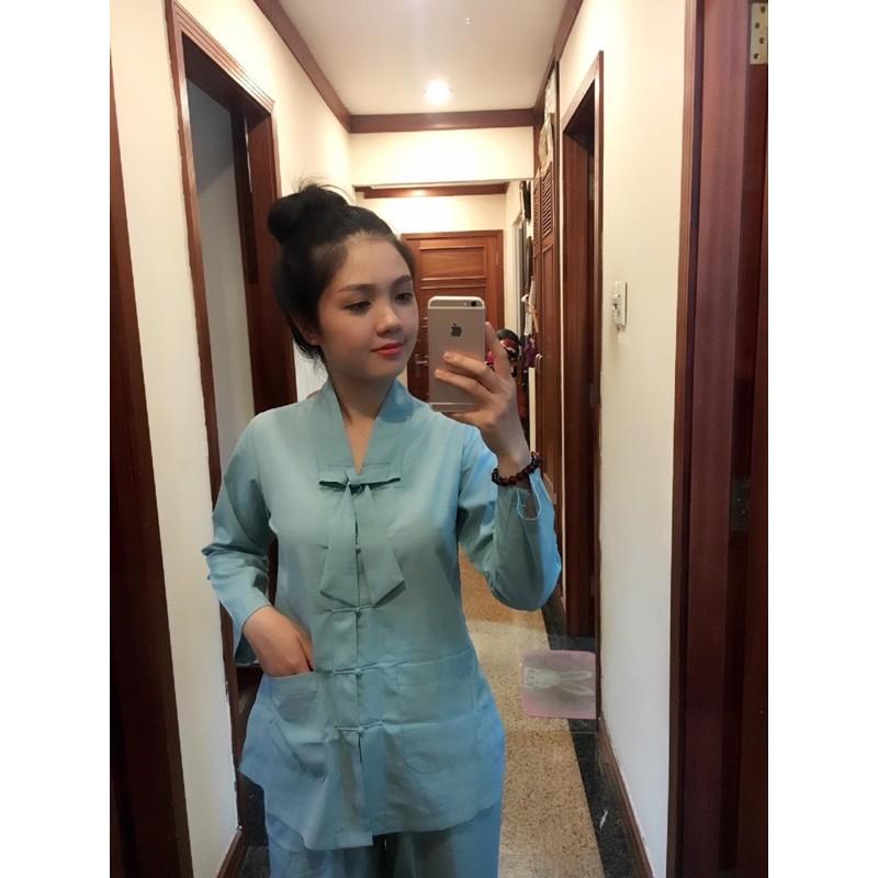 Đồ Lam Đi Chùa # La Hán Nơ # Quần Áo Nữ # Đồ Bộ Nữ