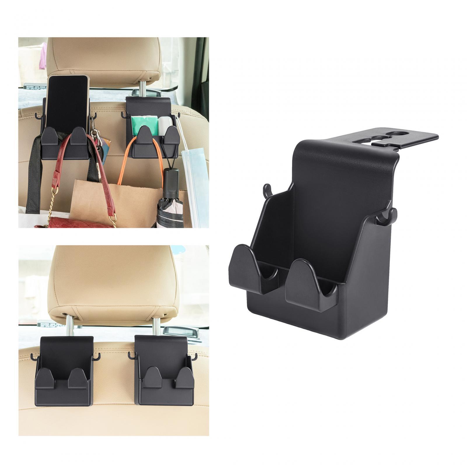 Car Headrest Hook Car Storage Hook Organizer Car Handbag Holder, Multifunctional Back Seat Headrest Hanger Auto Seat Hook for Coat Purse