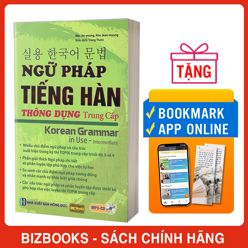 Sách Ngữ Pháp Tiếng Hàn Thông Dụng – Trung Cấp